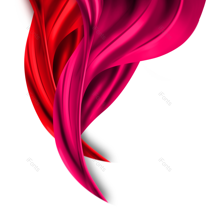 卡通插画图片,卡通素材元素,卡通元素PNG,绸缎免抠素材